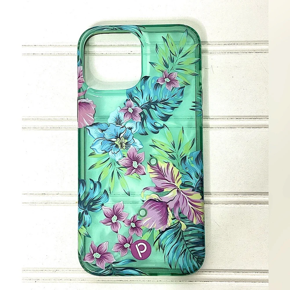 Loopy iPhone 12/13 Lefty Floral Green Phone Case